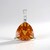 Ciondolo in argento con Quarzo Arancione