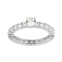 Anello in argento con Zircone
