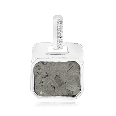 Ciondolo in argento con Meteoriti di Aletai