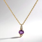 Collana in oro con Zaffiro Rosa (CIRARI)