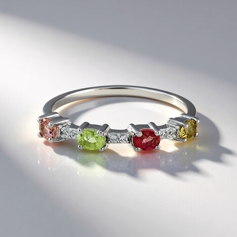 Anello in argento con Tormalina