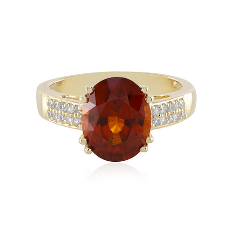 Hessonit-Granat-Goldring