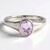 Anello in argento con Kunzite Brasiliana