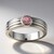 Brazilian Pink Tourmaline Silver Ring (Pallanova)