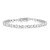 Brasilianischer Aquamarin-Silberarmband