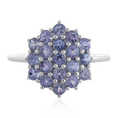 Anello in argento con Tanzanite