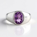 Anello in argento con Quarzo Azur