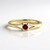 Anello in oro con Spinello Rosso
