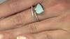 Zilveren ring met een Paraibe opaal