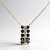 Collana in oro con Zaffiro Kanchanaburi