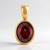 Ciondolo in oro con Zircone Rosso (CUSTODANA)