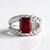 Anello in argento con Rubino del Madagascar (de Melo Essence)