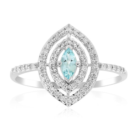 Brasilianischer Paraiba-Turmalin-Goldring (AMAYANI)