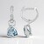 Orecchini in argento con Topazio Blu Cielo