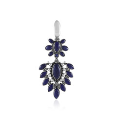 Sodalite Silver Pendant (Desert Chic)