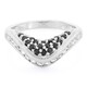 Bague en argent et Saphir blanc
