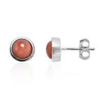 Boucles d'oreilles en argent et Spondylus