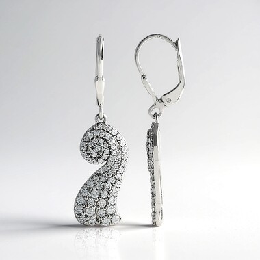 Orecchini in argento con Zircone (SAELOCANA)