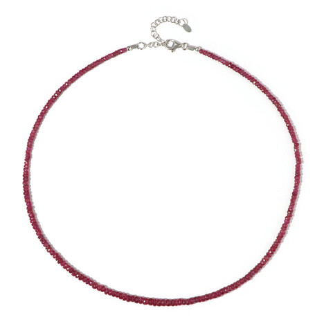 Collana in argento con Rubino