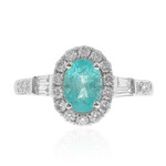 Gouden ring met een Paraiba toermalijn (CIRARI)