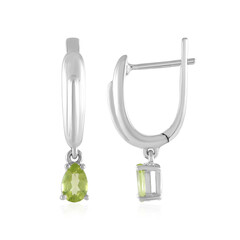 Peridot-Silberohrringe
