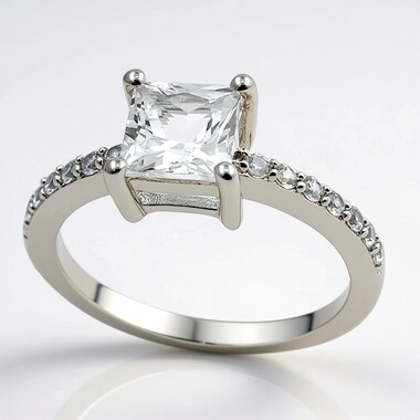 Danburite Silver Ring