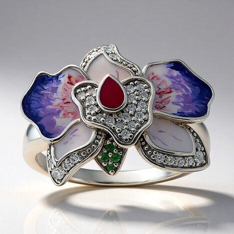 Anello in argento con Zircone (SAELOCANA)
