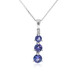 Collana in oro con Tanzanite AAA