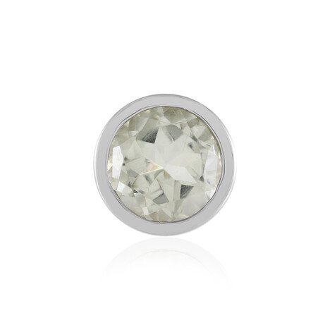 Grüner Amethyst-Silberanhänger (MONOSONO COLLECTION)