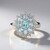 Anillo en plata con Aguamarina de Brasil
