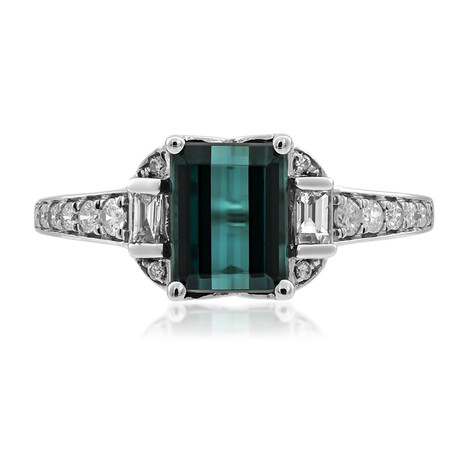 Anillo en oro con Indicolita (CIRARI)