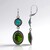 Orecchini in argento con Turchese Kingman Mohave Verde (Jones Lee)