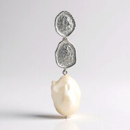 Ciondolo in argento con Perla d'Acqua Dolce Bianca (MONOSONO COLLECTION)