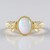 Bague en argent et Opale Welo