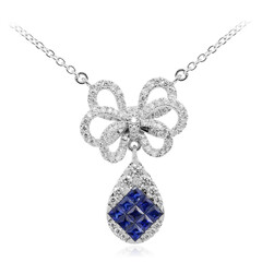 Collier en or et Saphir bleu (Nara Jewelry)