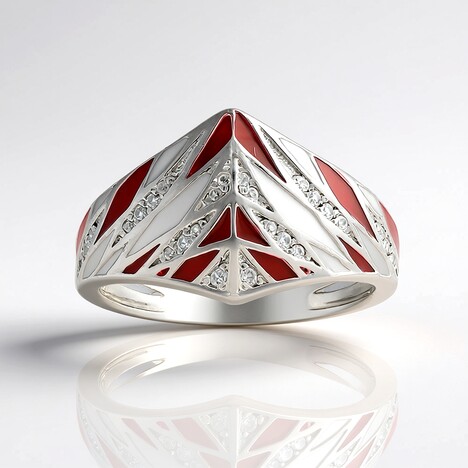 Anello in argento con Zircone (SAELOCANA)