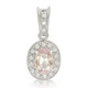 Pendentif en argent et Tourmaline cuprifère rose