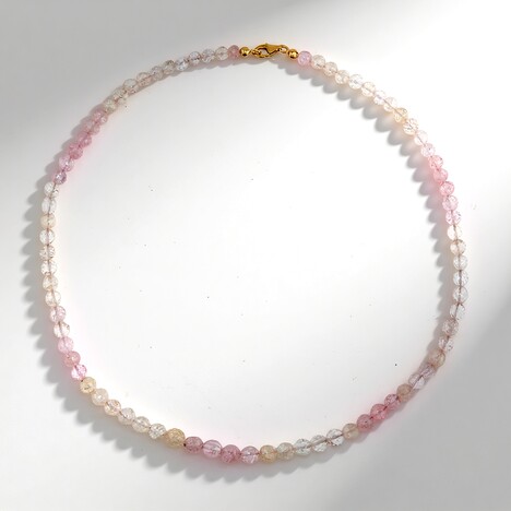 Collana in oro con Morganite