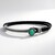 Bracelet en argent et Turquoise verte (Desert Chic)