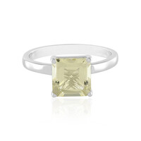 Anello in argento con Quarzo Limone