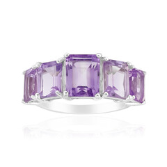 Bague en argent et Améthyste