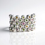 Anello in argento con Tormalina Rosa Brasiliana (de Melo Essence)