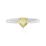 Anello in argento con Fluorite Gialla