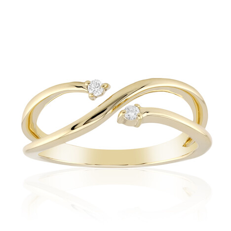 SI2 (H) Brillant-Goldring (de Melo Gold)