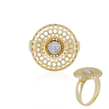 Anello in oro con Diamante I1 (I)  (Ornaments by de Melo)