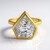 Anello in argento con Quarzo Bianco (MONOSONO COLLECTION)