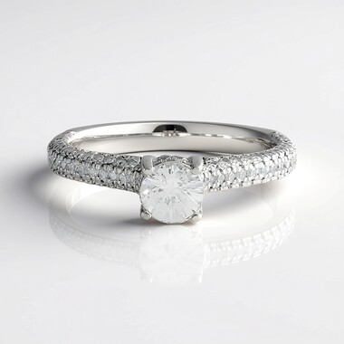 Bague en argent et Zircon
