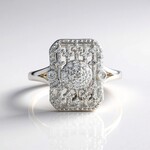 Anello in argento con Zircone