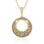 Gouden halsketting met I2 Champagne Diamanten (de Melo Gold)
