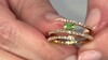 Zilveren ring met een Lemshuku tsavoriet